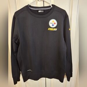Nike Men's Black Steelers Sweatshirt